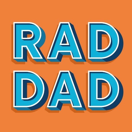 'Rad Dad' father's day card by Laura Vincent