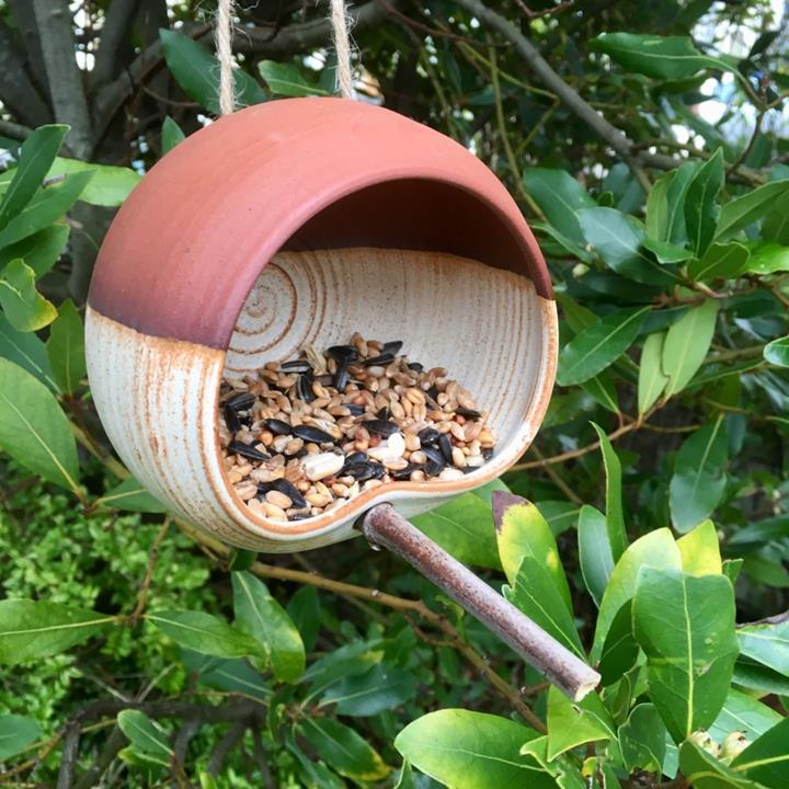 Wendy Calder Ceramics bird feeder