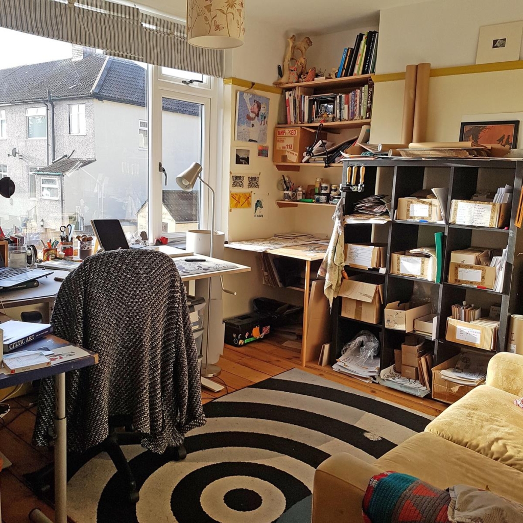 Becca Thorne's home studio