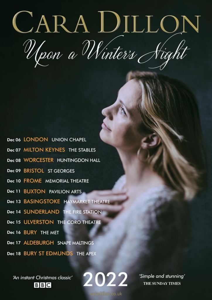 Cara Dillon 'Upon a Winter's Night' tour poster 2022-3